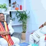 मुख्यमंत्री विष्णुदेव साय से केंद्रीय कोयला एवं खान राज्य मंत्री सतीश चंद्र दुबे ने की सौजन्य मुलाकात