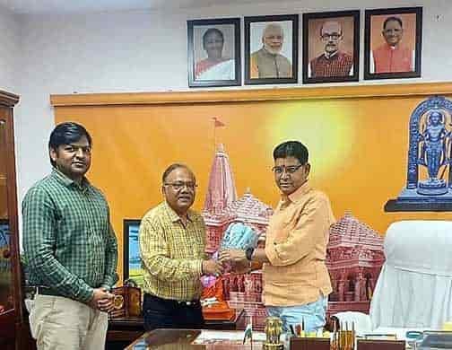 उच्च शिक्षा मंत्री और कुलपति प्रो. दयाल के बीच विश्वविद्यालय विकास पर चर्चा हुई