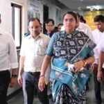 नगरीय प्रशासन विभाग की नई सचिव शंगीता आर. इंद्रावती भवन पहुंचीं