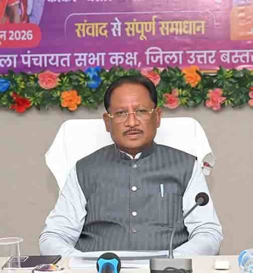 सुशासन तिहार 2026 के तहत कांकेर में मुख्यमंत्री श्री साय ने चार जिलों की समीक्षा कर जनकल्याणकारी योजनाओं पर जोर दिया