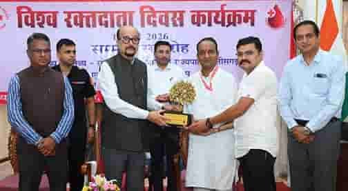 रक्तदान सबसे बड़ा दान है, इससे बड़ी कोई सेवा नहीं: राज्यपाल डेका