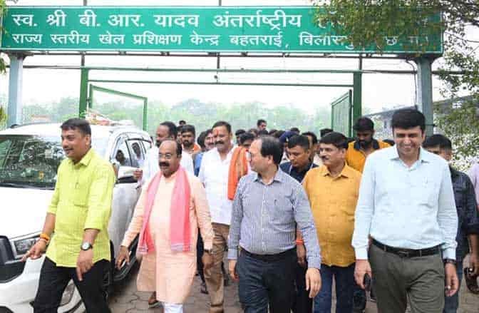 बहतराई खेल प्रशिक्षण केन्द्र में निर्माण और मरम्मत कार्यों में देरी पर उप मुख्यमंत्री अरुण साव ने नाराजगी जताई