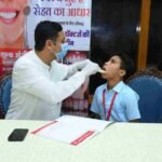 लोकभवन में बाल रोग शिविर आयोजित,राज्यपाल डेका ने स्वास्थ्य परीक्षण शिविर का किया अवलोकन