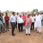निर्माण कार्यों की प्रगति पर उप मुख्यमंत्री अरुण साव की नजर, स्पोर्ट्स स्टेडियम का किया स्थल निरीक्षण