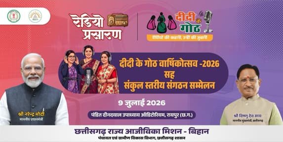 ‘दीदी के गोठ’ वार्षिकोत्सव होगा खास! मुख्यमंत्री की मौजूदगी में होगा भव्य आयोजन