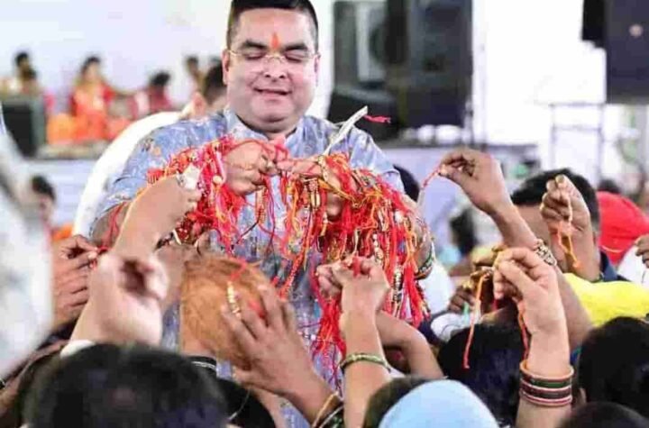 11 हजार से अधिक बहनों ने विधायक रिकेश को बांधा रक्षा सूत्र