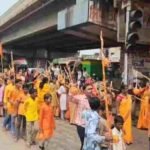 कुम्हारी में गूंजा हर-हर महादेव, खारुन नदी से जल लेकर निकली भव्य कांवड़ यात्रा