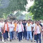हर-हर महादेव के जयघोष के साथ निकली भोरमदेव पदयात्रा, शिवमय हुआ कबीरधाम