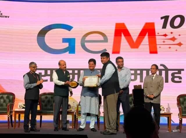 छत्तीसगढ़ को GeM सस्टेनेबल प्रोक्योरमेंट अवार्ड, शासकीय खरीदी दोगुनी होकर ₹3,935 करोड़ पहुंची
