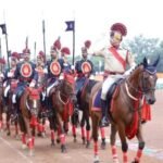 घुड़सवारों, महिला पाइप बैंड और श्वान दल के प्रदर्शन से सजा स्वतंत्रता दिवस समारोह