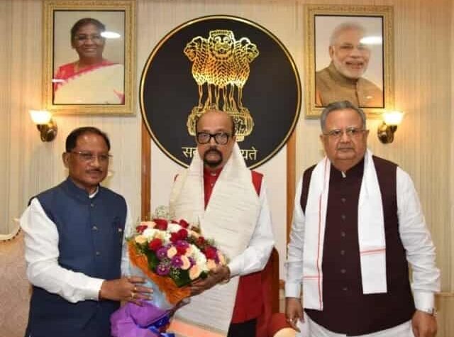 मुख्यमंत्री साय ने राज्यपाल रमेन डेका से की सौजन्य भेंट, विभिन्न विषयों पर हुई चर्चा