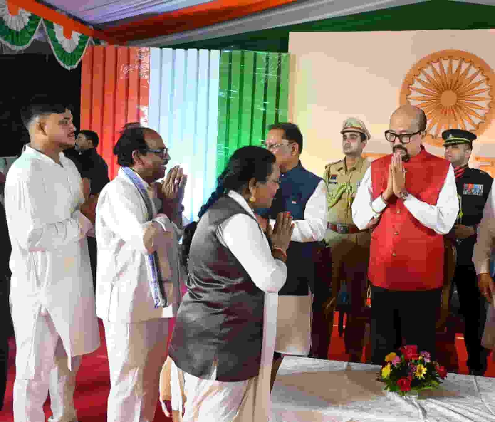 स्वतंत्रता दिवस पर लोकभवन में आयोजित हुआ स्वागत समारोह