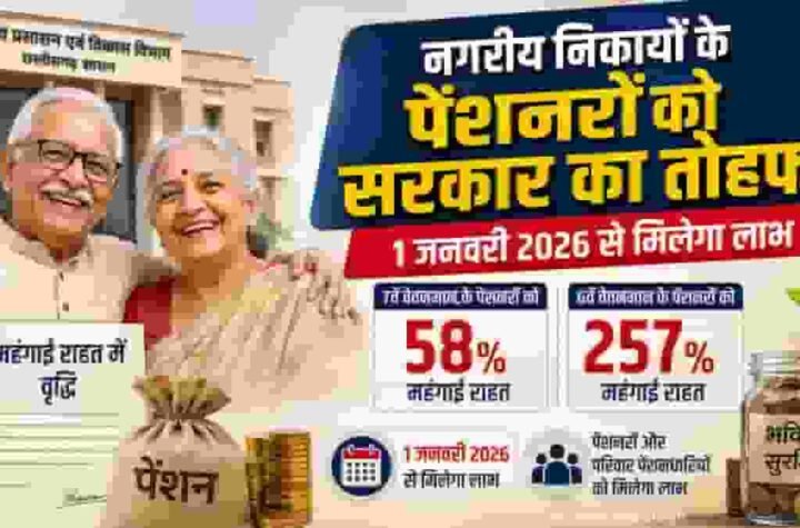 नगरीय निकायों के पेंशनरों को मिलेगी महंगाई राहत