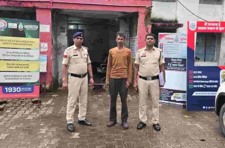 बीएसपी में कॉपर केबल चोरी के प्रयास में आरोपी पकड़ा, 27 हजार का सामान जब्त