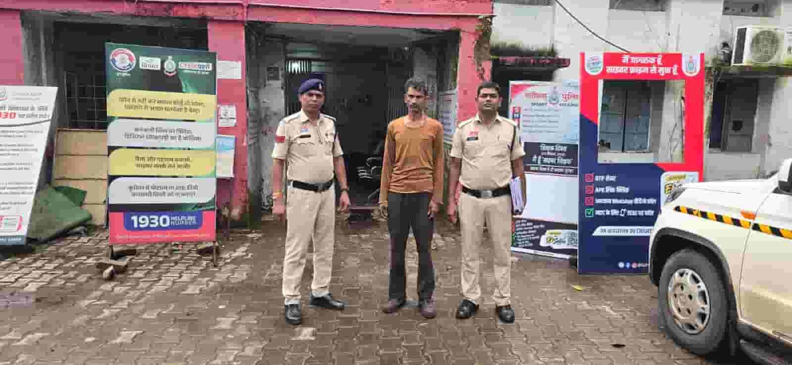 बीएसपी में कॉपर केबल चोरी के प्रयास में आरोपी पकड़ा, 27 हजार का सामान जब्त