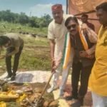 जामुल में 1.50 करोड़ की लागत से सर्व समाज मांगलिक भवन का निर्माण, ईश्वर सिंह ठाकुर ने किया भूमि पूजन