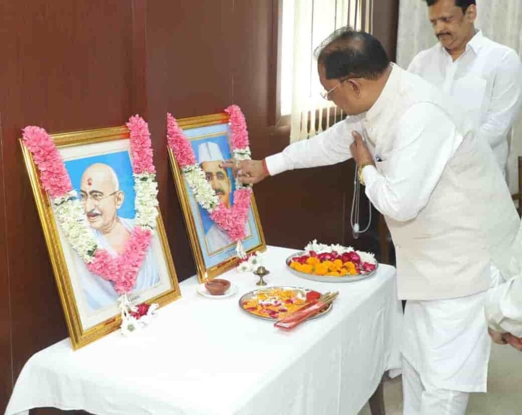 सीधी व सरल: सत्य, अहिंसा और सादगी राष्ट्रसेवा की प्रेरणा: मुख्यमंत्री साय