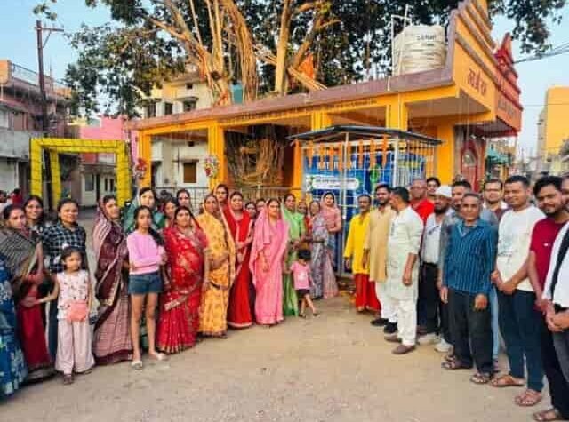 वार्ड 9 शीतलापारा में पार्षद ने किया वाटर कूलर एवं सांस्कृतिक मंच का उद्घाटन