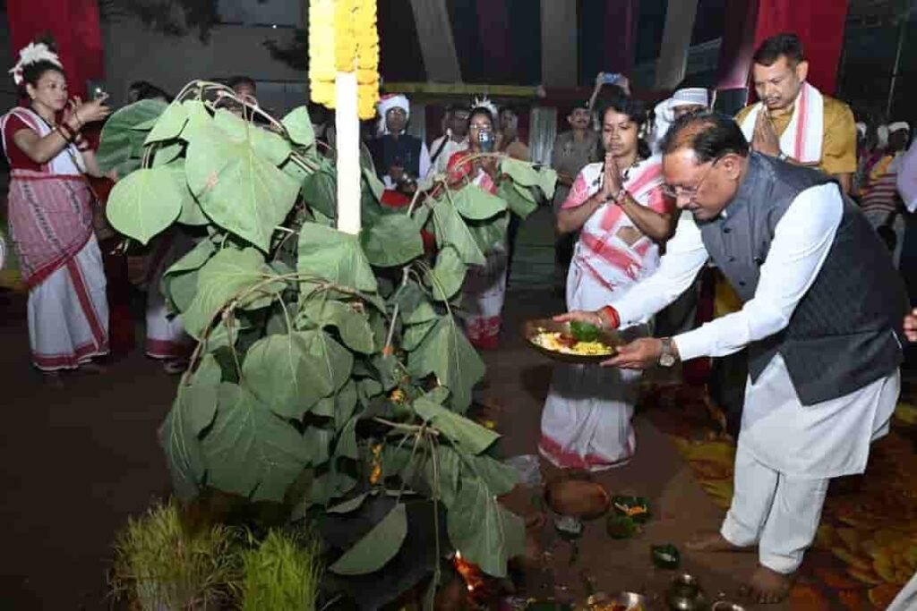 करम परब हमारी समृद्ध जनजातीय संस्कृति और पूर्वजों की अमूल्य धरोहर, इसका संरक्षण एवं संवर्धन हम सभी का नैतिक दायित्व : मुख्यमंत्री साय