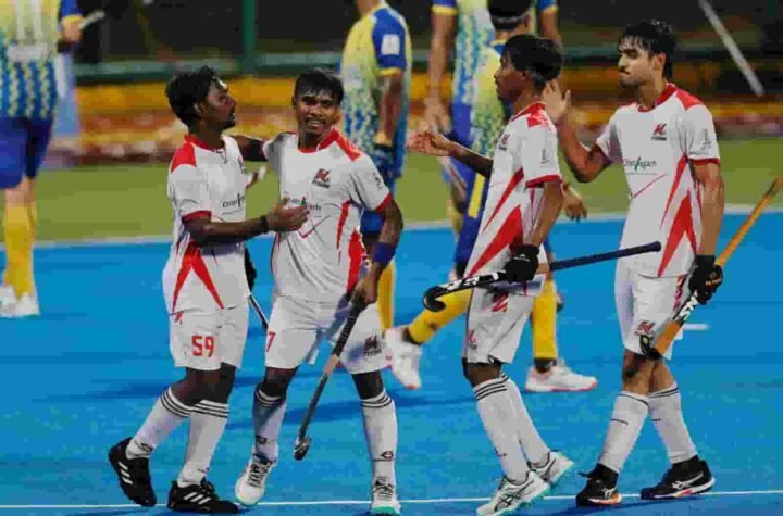 न्यायधानी नाइट्स और मैनपाट टाइटन्स के डिफेंडर्स का बेहतरीन प्रदर्शन, मैच 1-1 से ड्रॉ